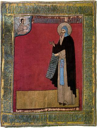 Образ преподобного Никиты, Переславского столпника