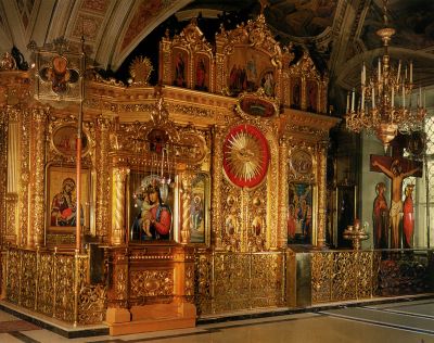 Иконостас Богоявленского кафедрального собора - Благовещенский придел.