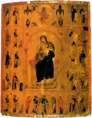 Богоматерь Киккотисса с пророками. XI—XII века.