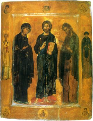 Деисус со святыми на полях. XI век.