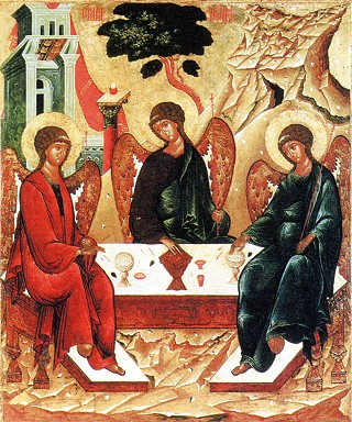 Троица Ветхозаветная. Назарий Истомин. 1627 г. ГРМ
