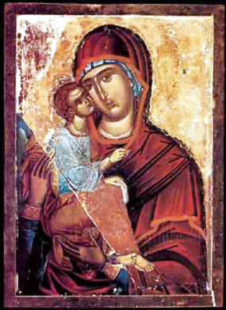 Акафистная Хилендарская икона Божией Матери