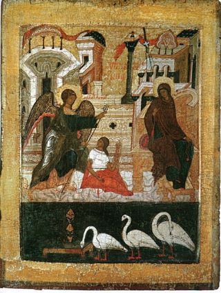 Благовещение Пресвятой Богородицы (Московская) икона Божией Матери