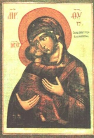 Владимирская (Ростовская) икона Божией Матери