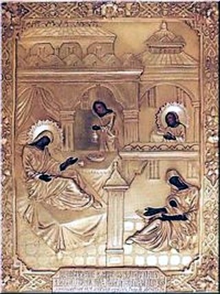 Рождество Богородицы (Глинская) икона Божией Матери