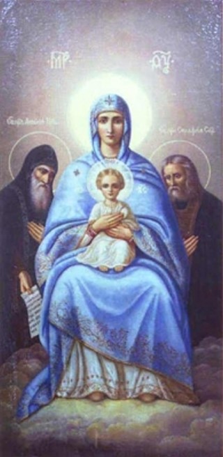 Дивеевская (Игуменья Серафимо-Дивеевского монастыря) икона Божией Матери
