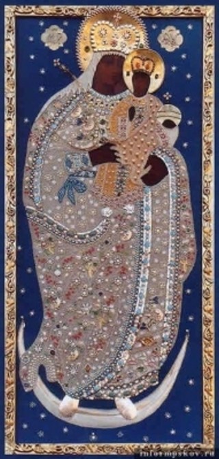 Жена, облеченная в Солнце (Благодатное Небо) икона Божией Матери