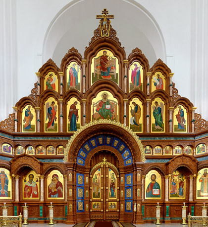 Иконостас Благовещенского кафедрального собора, г.Воронеж