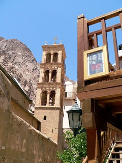 Египет, Синай, монастырь Святой Екатерины. Монастырская колокольня.
