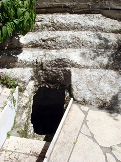 Израиль, Иерусалим. Древняя библейская лестница.