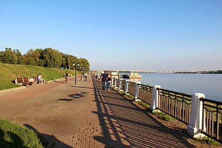 Кострома, Набережная реки Волги.
