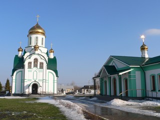 Свято-Троицкий храм в Мансурово, Курская область.
