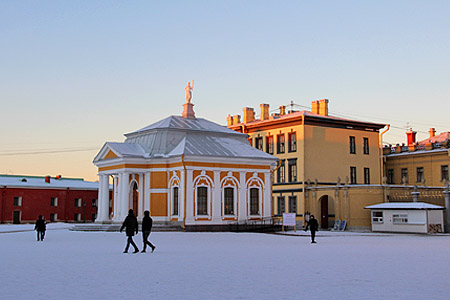 Ботный домик в Петропавловской крепости.