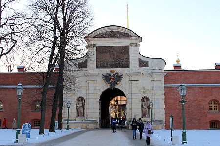 Петропавловская крепость, Петровские ворота.