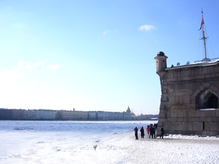 Санкт-Петербург, Стены петропавловской крепости.
