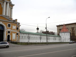  Новоспасский монастырь в Москве, купол одноглавой церкви Святителя Николая Чудотворца