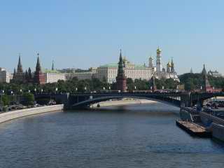 Вид на Московский Кремль с Патриаршего моста