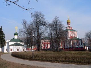 Новодевичий монастырь в Москве, Амвросиевская церковь и Успенская церковь