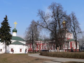 Новодевичий монастырь в Москве, Амвросиевская церковь и Успенская церковь