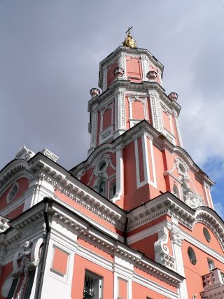 Московское барокко. Церковь Архангела Гавриила (Меншикова башня)