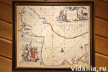 Карта Белого моря. Издатель Ян Ван Койлен. Амстердам. 1680 г.