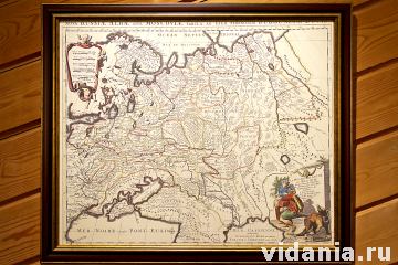 Карта Московии. Издатель Питер Мартье. Амстердам. 1711 г.