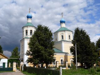 Чеховский район, Новоселки, церковь Успения Пресвятой Богородицы