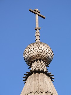Водопад Гремячий ключ, храм преподобного Сергия Радонежского