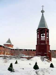Зарайск. Зарайский кремль. Казённая башня и звонница.