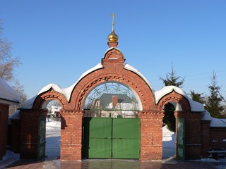 Павлово-Посадский район, село Рахманово, церковь великомученицы Екатерины, Святые ворота.