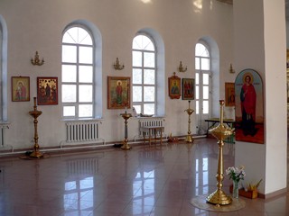 Убранство Казанской церкви в Павловском Посаде.