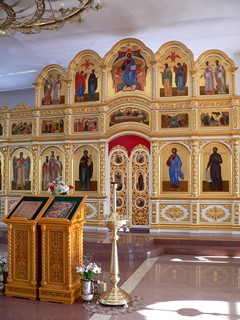 Иконостас Казанской церкви в Павловском Посаде.