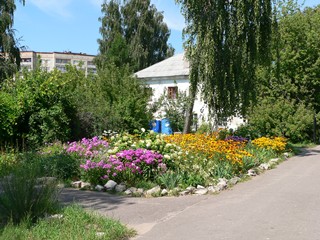 Серпухов, Владычный женский монастырь. Цветы.