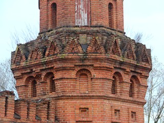 Фрагмент угловой башни Казанского Колычевского женского монастыря.