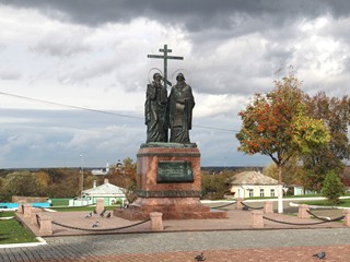 Коломна, Памятник святым равноапостольным Кириллу и Мефодию.