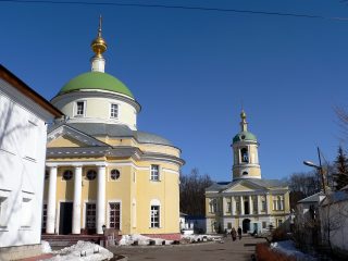 Видное, Свято-Екатерининский мужской монастырь, Екатерининский собор, надвратная Димитриевская церковь