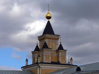 Дзержинский, Николо-Угрешский мужской монастырь, храм во имя иконы Божией Матери Всех Скорбящих Радость, купола