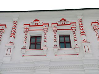 Рязань, Рязанский Кремль, Дворец Олега, окна южного фасада