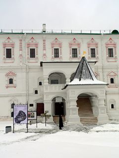 Рязань, Рязанский кремль, Дворец Олега, резное крыльцо