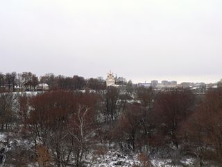 Рязань, Рязанский кремль, Вид на церковь Спаса-на-Яру. 