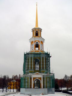 Рязань, Рязанский кремль, Вид с галереи Успенского собора на колокольню