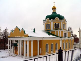 Рязань, Рязанский кремль, Вид с галереи Успенского собора на Христорождественский собор