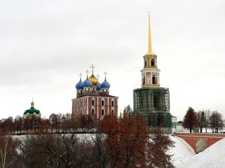Рязань, Рязанский Кремль, Успенский собор и Колокольня