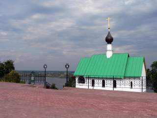 Муром, Спасо-Преображенский мужской монастырь, часовня преподобного Сергия Радонежского