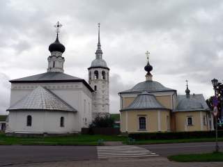 Суздаль, Казанская церковь, Воскресенская церковь, колокольня