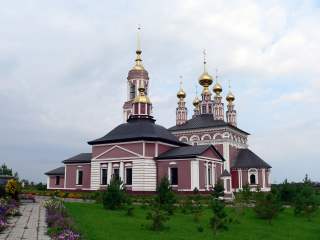 Суздаль, Михали, Церковь Михаила Архангела, церковь Флора и Лавра
