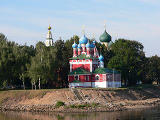 Углич, Церковь царевича Димитрия «на крови» Угличского Кремля.