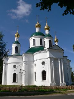 Углич, Богоявленский монастырь. Феодоровская церковь построена в 1818 году.