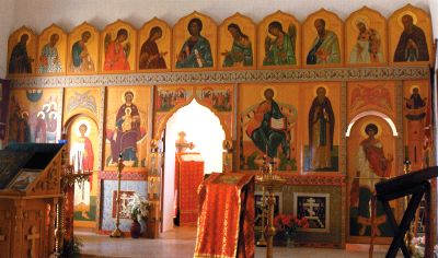 Иконостас Даниловского придела Троицкого собора Свято-Троицкого Данилова монастыря