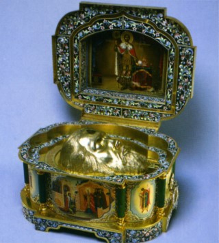 Ковчег с частицей главы святого благоверного князя Александра Невского